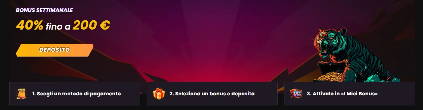 Bonus del mercoledì e del weekend di Wild Tokyo Casino